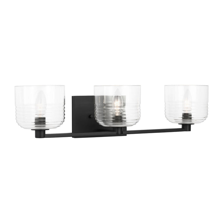 Visual Comfort Studio Canada - DJV1113MBK - Three Light Vanity - Lochdale - Midnight Black