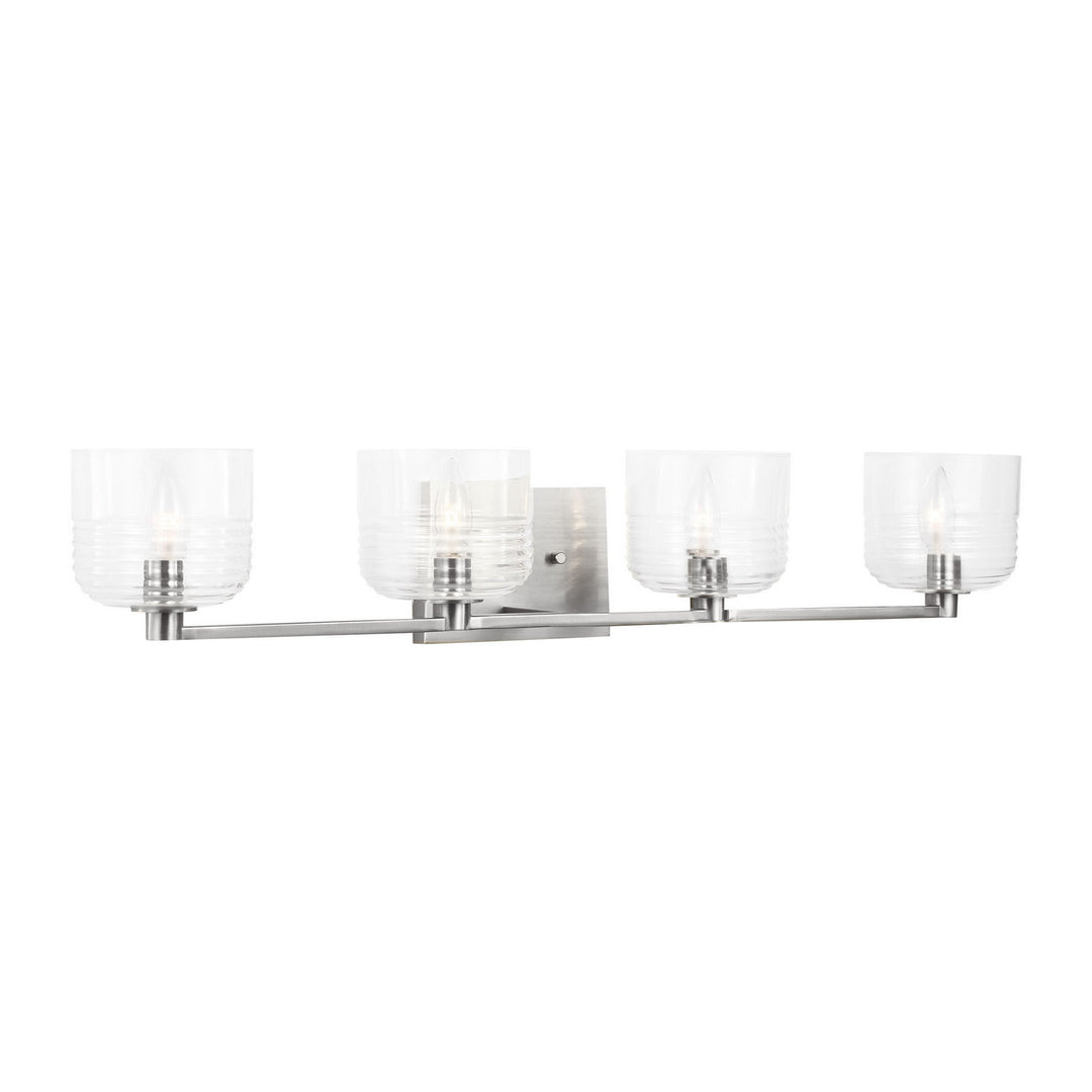 Visual Comfort Studio Canada - DJV1114BS - Four Light Vanity - Lochdale - Brushed Nickel