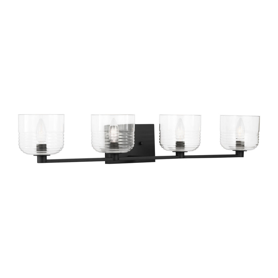 Visual Comfort Studio Canada - DJV1114MBK - Four Light Vanity - Lochdale - Midnight Black