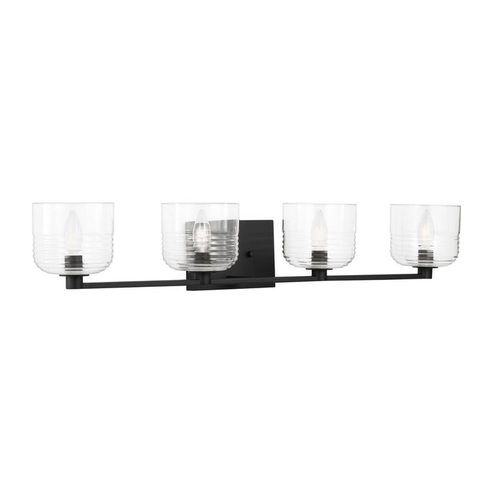 Visual Comfort Studio Canada - DJV1114MBK - Four Light Vanity - Lochdale - Midnight Black