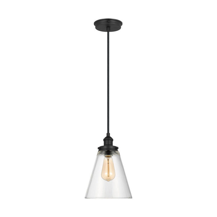 Visual Comfort Studio Canada - P1347MBK - One Light Pendant - Baskin - Midnight Black