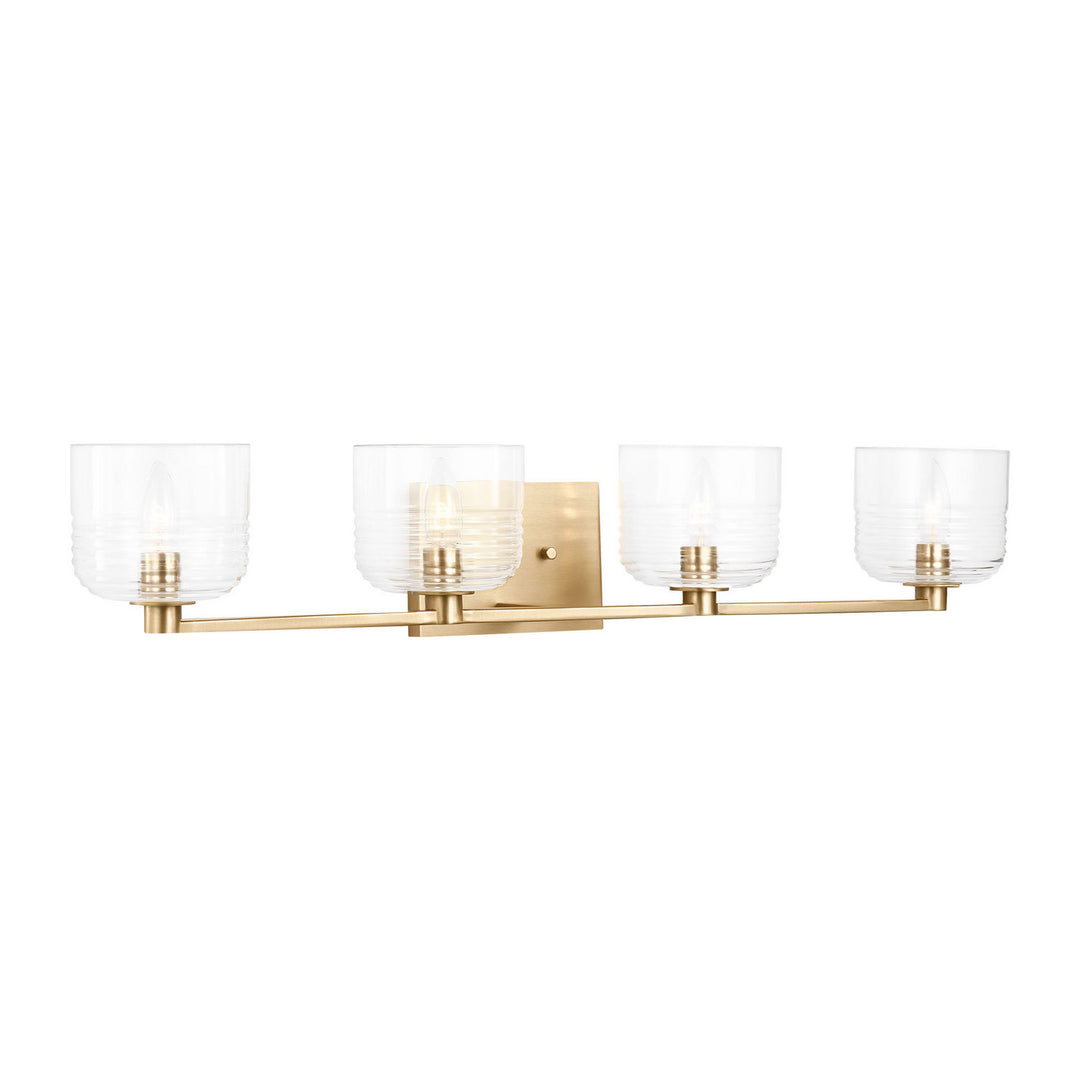 Visual Comfort Studio Canada - DJV1114SB - Four Light Vanity - Lochdale - Satin Brass