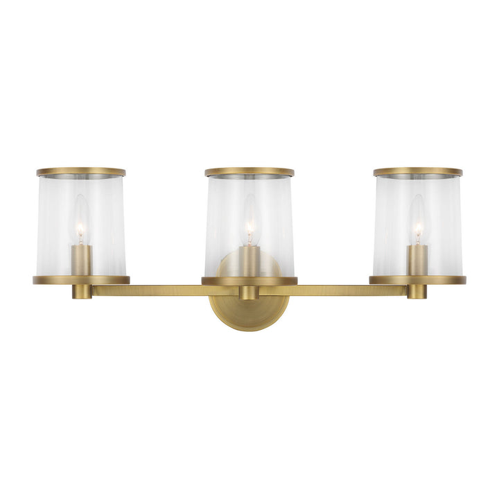 Visual Comfort Studio Canada - LV1083TWB - Three Light Vanity - Reynolds - Time Worn Brass