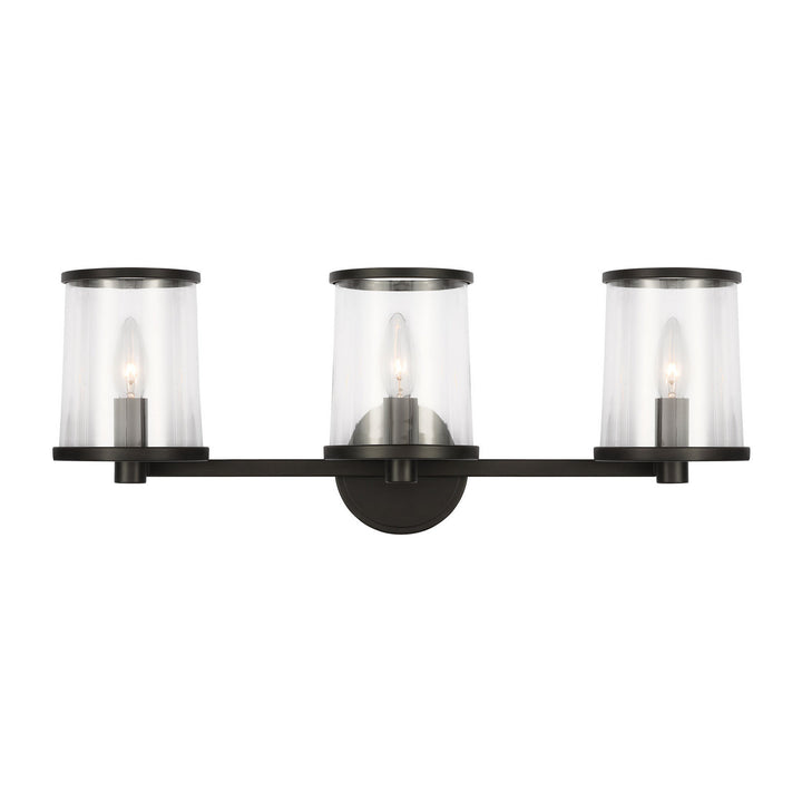 Visual Comfort Studio Canada - LV1083AI - Three Light Vanity - Reynolds - Aged Iron