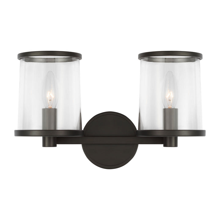 Visual Comfort Studio Canada - LV1082AI - Two Light Vanity - Reynolds - Aged Iron