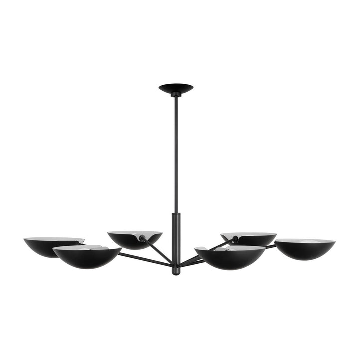 Visual Comfort Studio Canada - EC1306AI - Six Light Chandelier - Nevel - Aged Iron