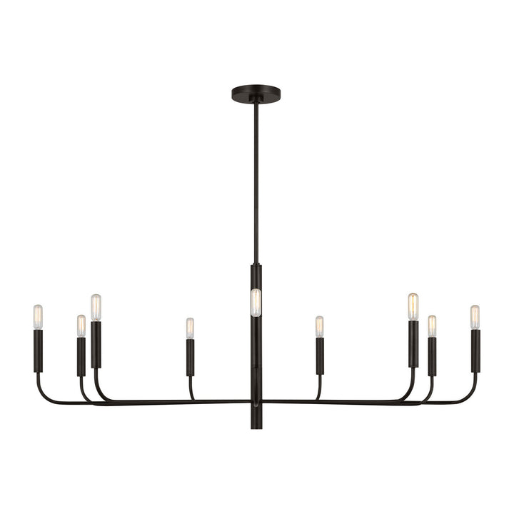 Visual Comfort Studio Canada - EC1319AI - Nine Light Chandelier - Brianna - Aged Iron