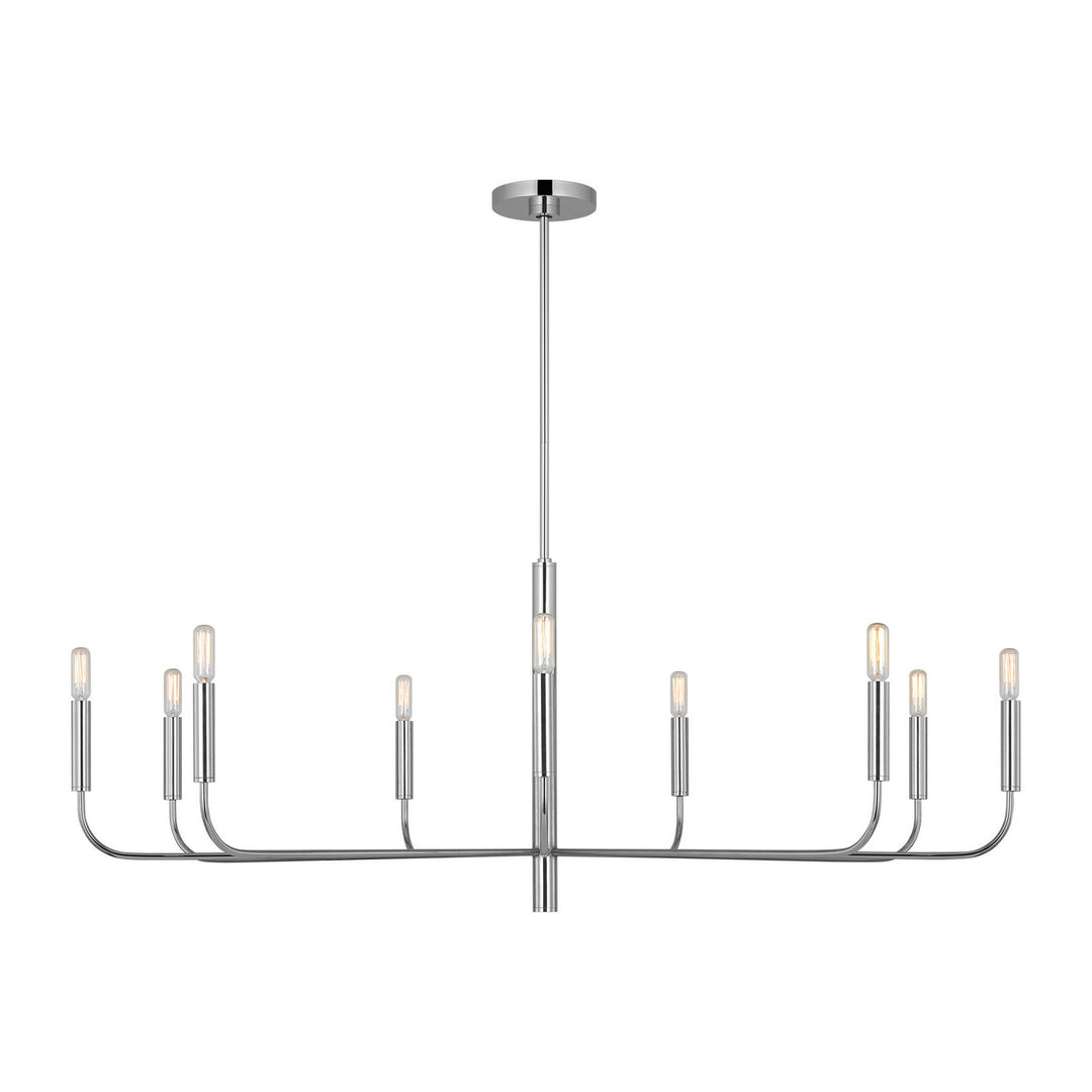 Visual Comfort Studio Canada - EC1319PN - Nine Light Chandelier - Brianna - Polished Nickel