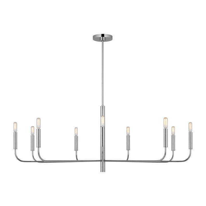 Visual Comfort Studio Canada - EC1319PN - Nine Light Chandelier - Brianna - Polished Nickel