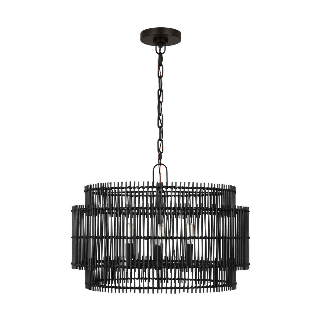 Visual Comfort Studio Canada - EP1394AI - Four Light Pendant - Elio - Aged Iron