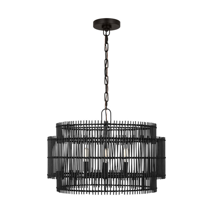 Visual Comfort Studio Canada - EP1394AI - Four Light Pendant - Elio - Aged Iron