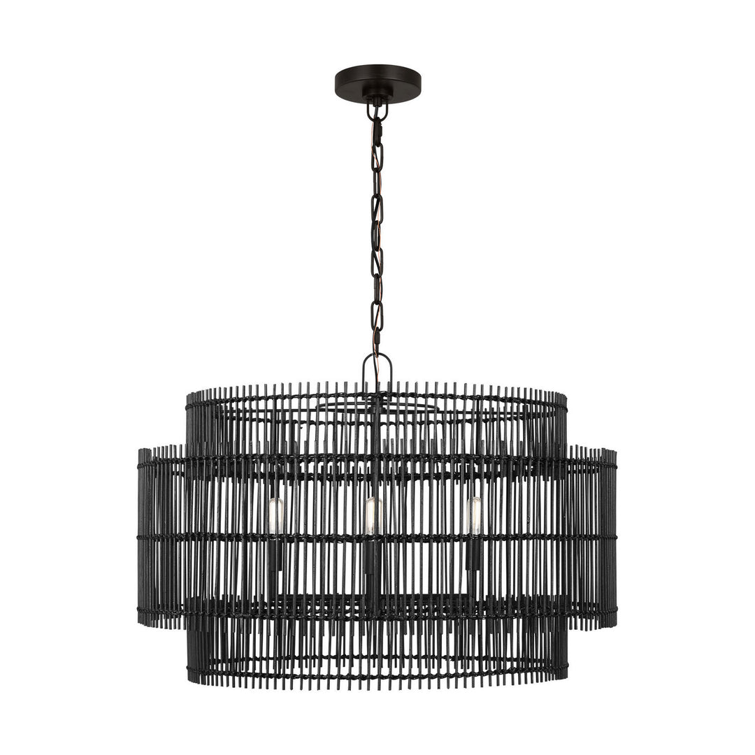 Visual Comfort Studio Canada - EP1404AI - Four Light Pendant - Elio - Aged Iron