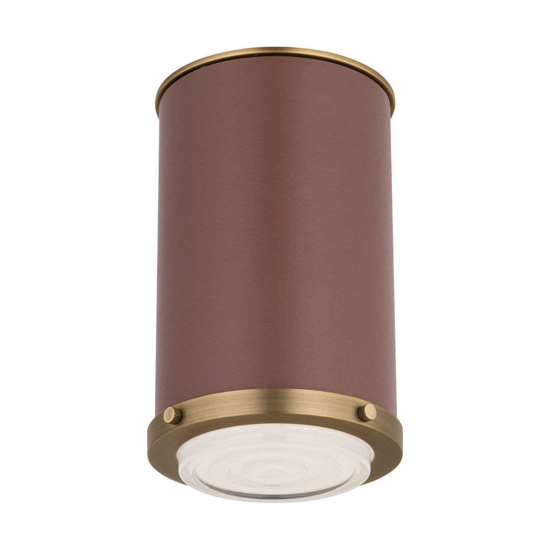 Visual Comfort Studio Canada - LF1081TWB - One Light Flush Mount - Marlowe - Time Worn Brass