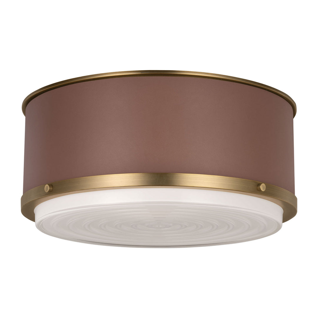 Visual Comfort Studio Canada - LF1062TWB - Two Light Flush Mount - Marlowe - Time Worn Brass