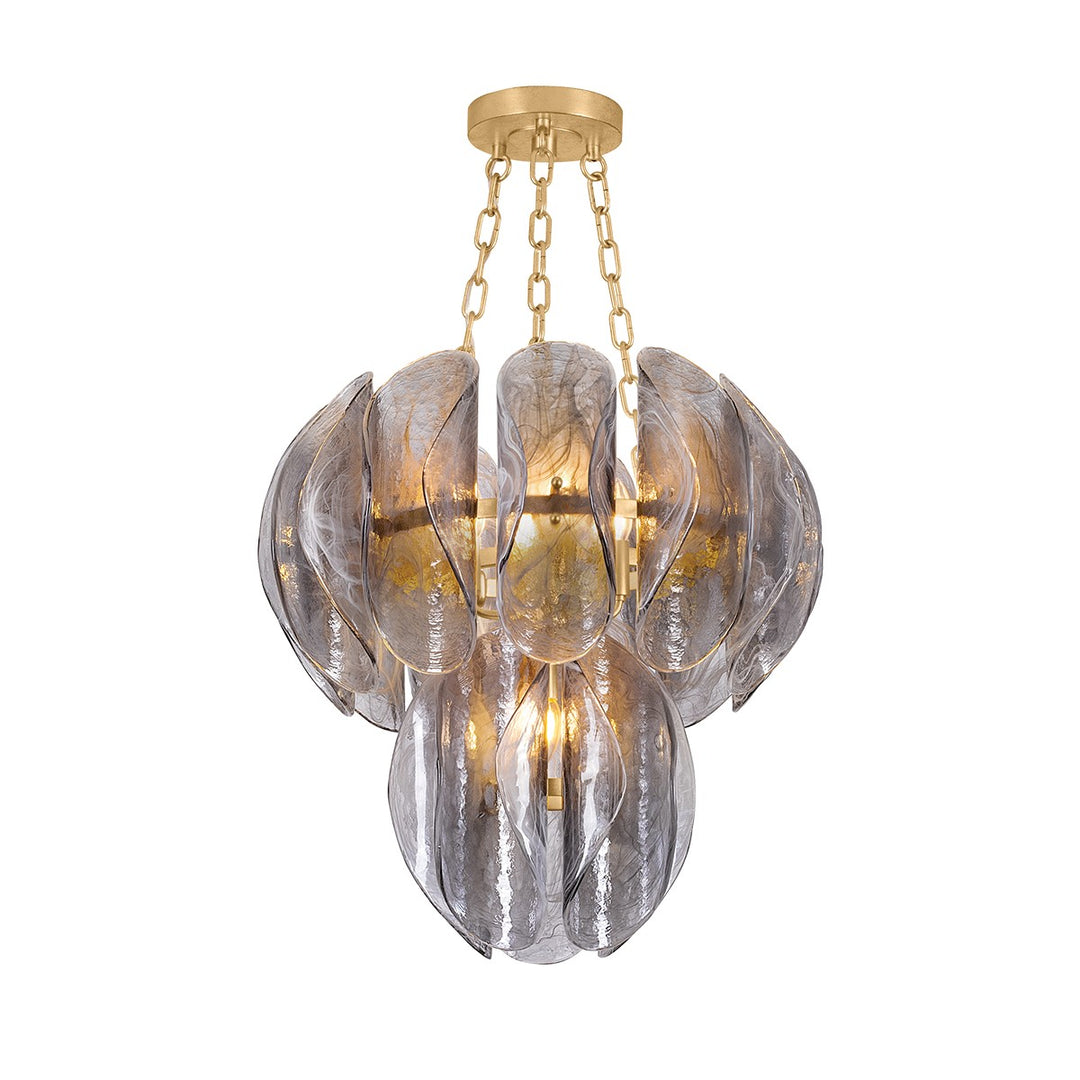 Corbett Lighting Canada - 518-24-VGL - Five Light Chandelier - Anatase - Vintage Gold Leaf