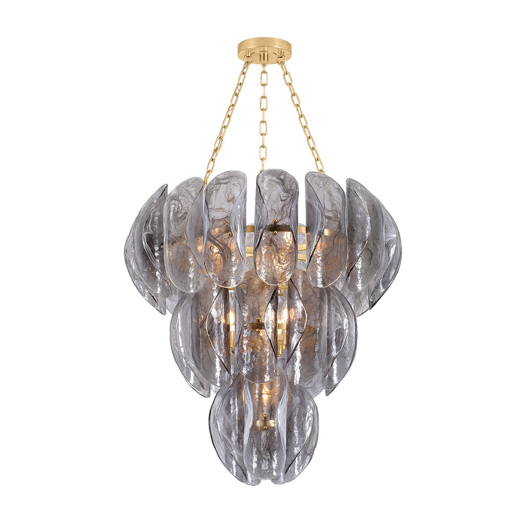 Corbett Lighting Canada - 518-36-VGL - Ten Light Chandelier - Anatase - Vintage Gold Leaf