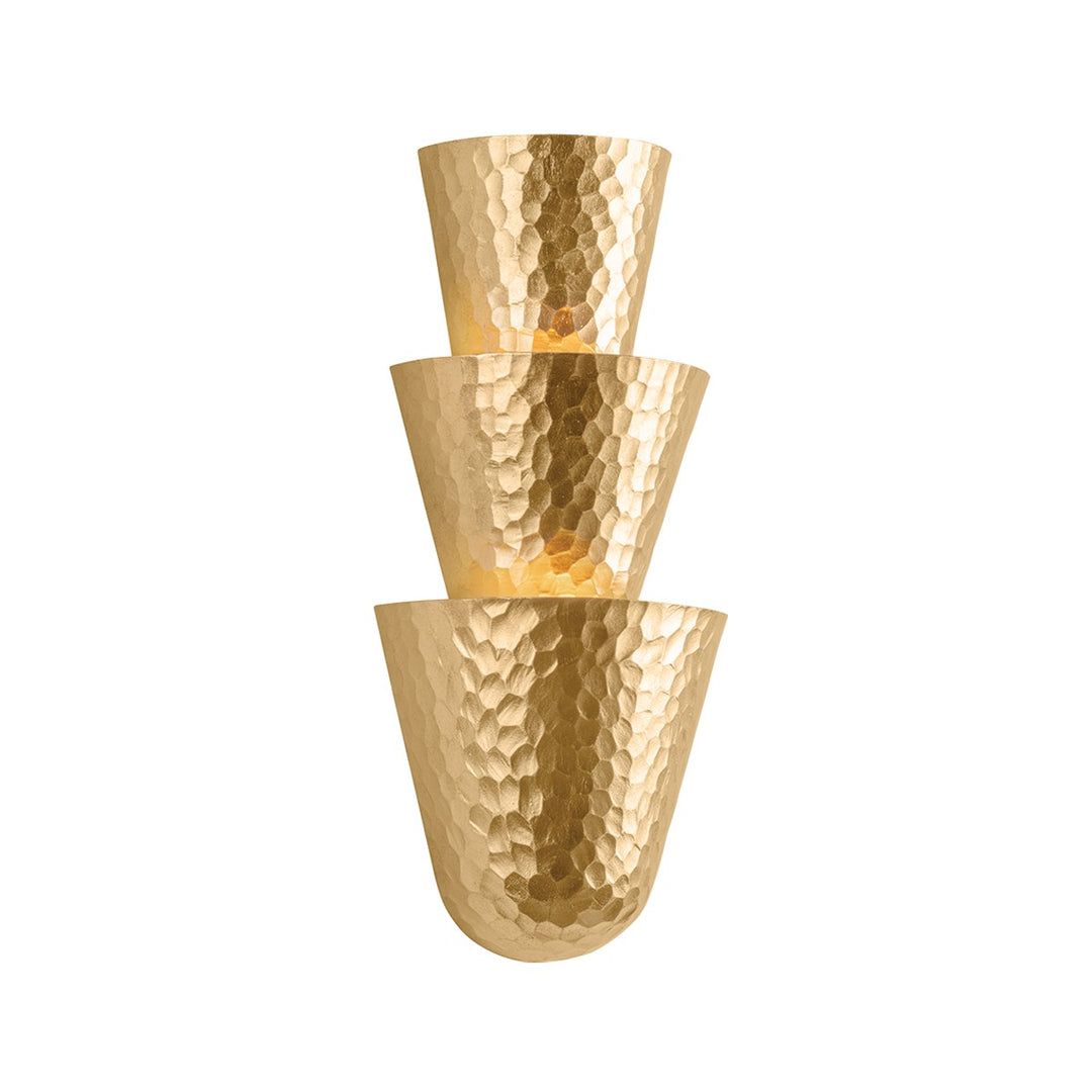 Corbett Lighting Canada - 508-03-VGL - Three Light Wall Sconce - Bucharest - Vintage Gold Leaf