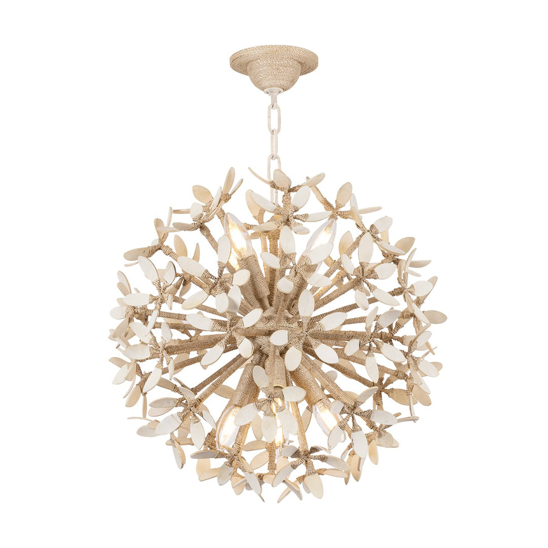 Corbett Lighting Canada - 511-20-IYC - Eight Light Chandelier - Corfu - Ivory Coco