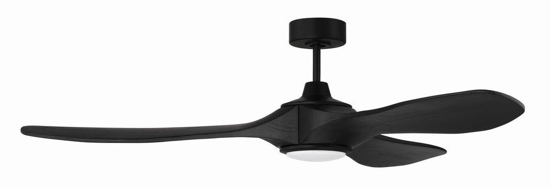 Craftmade Canada - EVY60FB3-NWF - 60"Ceiling Fan - Envy 60" Ceiling Fan, Damp Rated, no Wifi - Flat Black