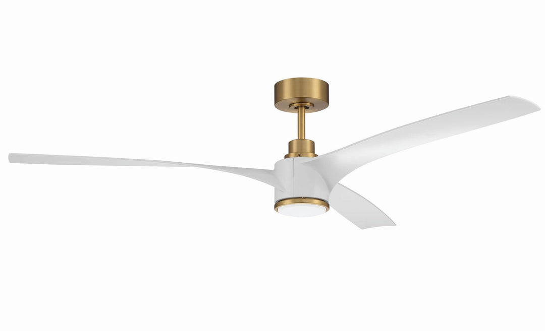 Craftmade Canada - PHB60SB3-NWF - 60"Ceiling Fan - Phoebe 60" Indoor Ceiling Fan without Wifi - Satin Brass