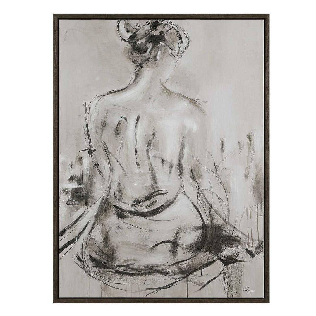 Renwil Canada - OL2184 - Canvas Art - Evelyne - Dark Brown