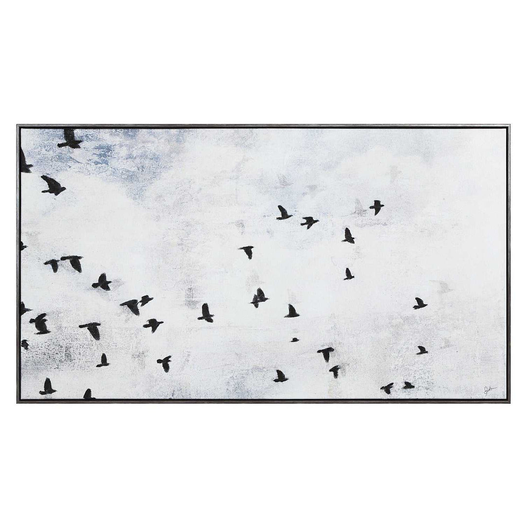 Renwil Canada - OL2219 - Canvas Art - Paz - Grey Wood