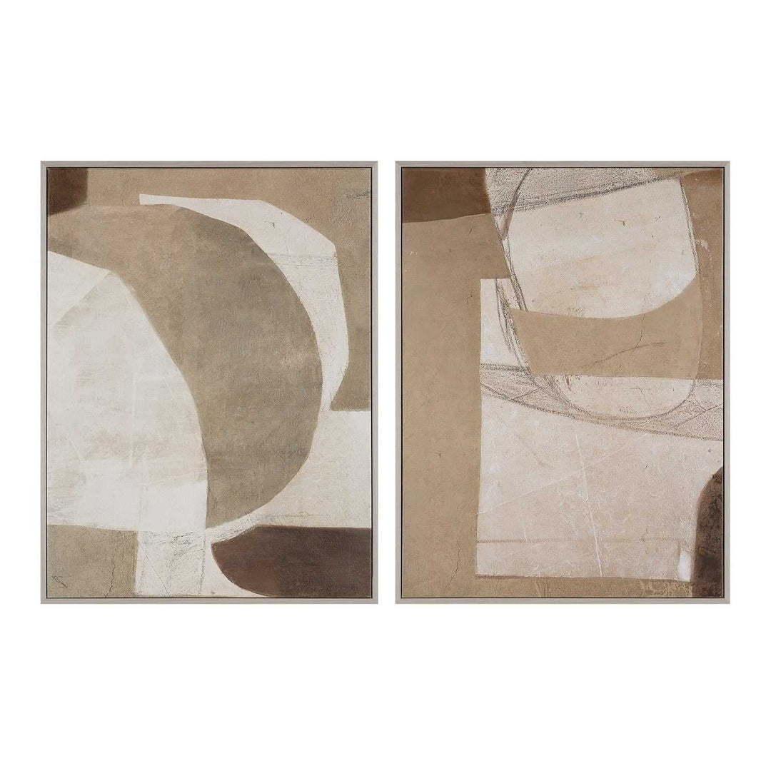 Renwil Canada - OL2246 - Canvas Art - Alcea - Light Walnut