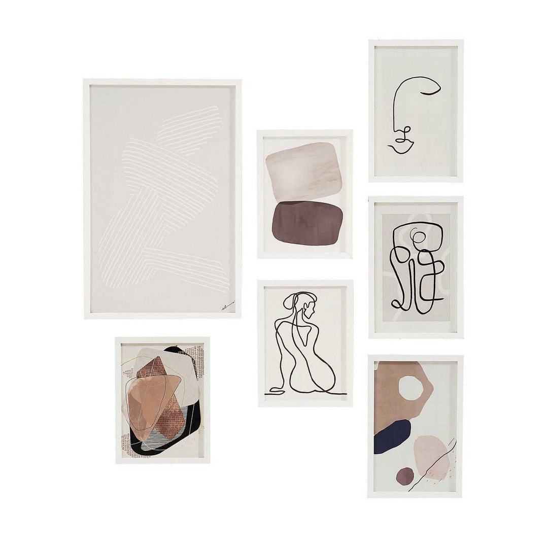 Renwil Canada - PA0028 - Wall Art - Priyanka - White