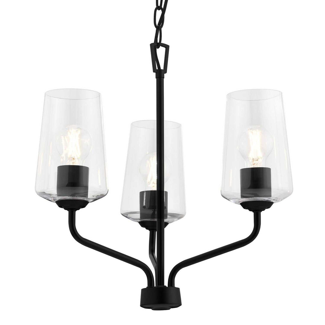 Progress Canada - P400440-031 - Three Light Chandelier - Celino - Black