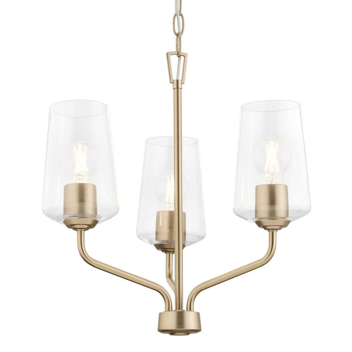 Progress Canada - P400440-177 - Three Light Chandelier - Celino - Champagne Bronze