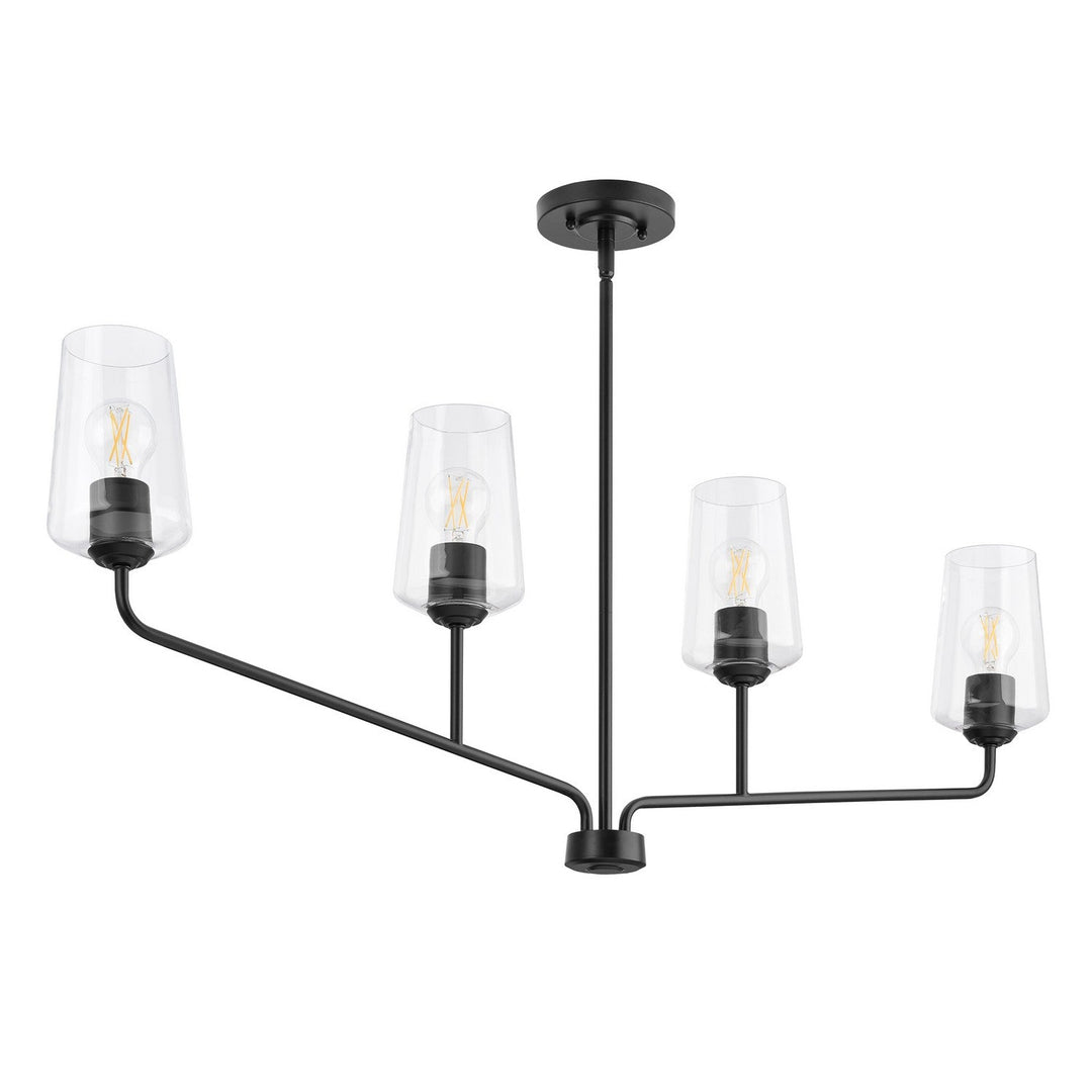 Progress Canada - P400441-031 - Four Light Linear Chandelier - Celino - Black