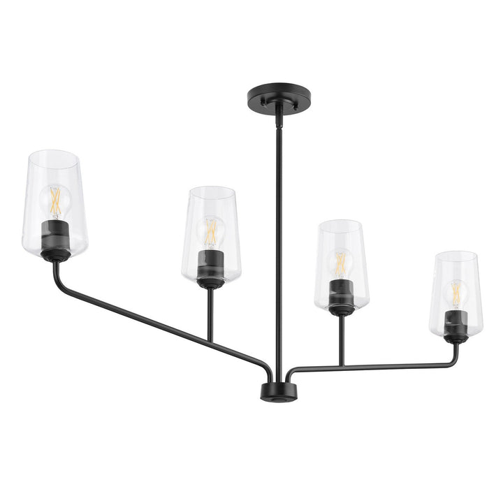 Progress Canada - P400441-031 - Four Light Linear Chandelier - Celino - Black