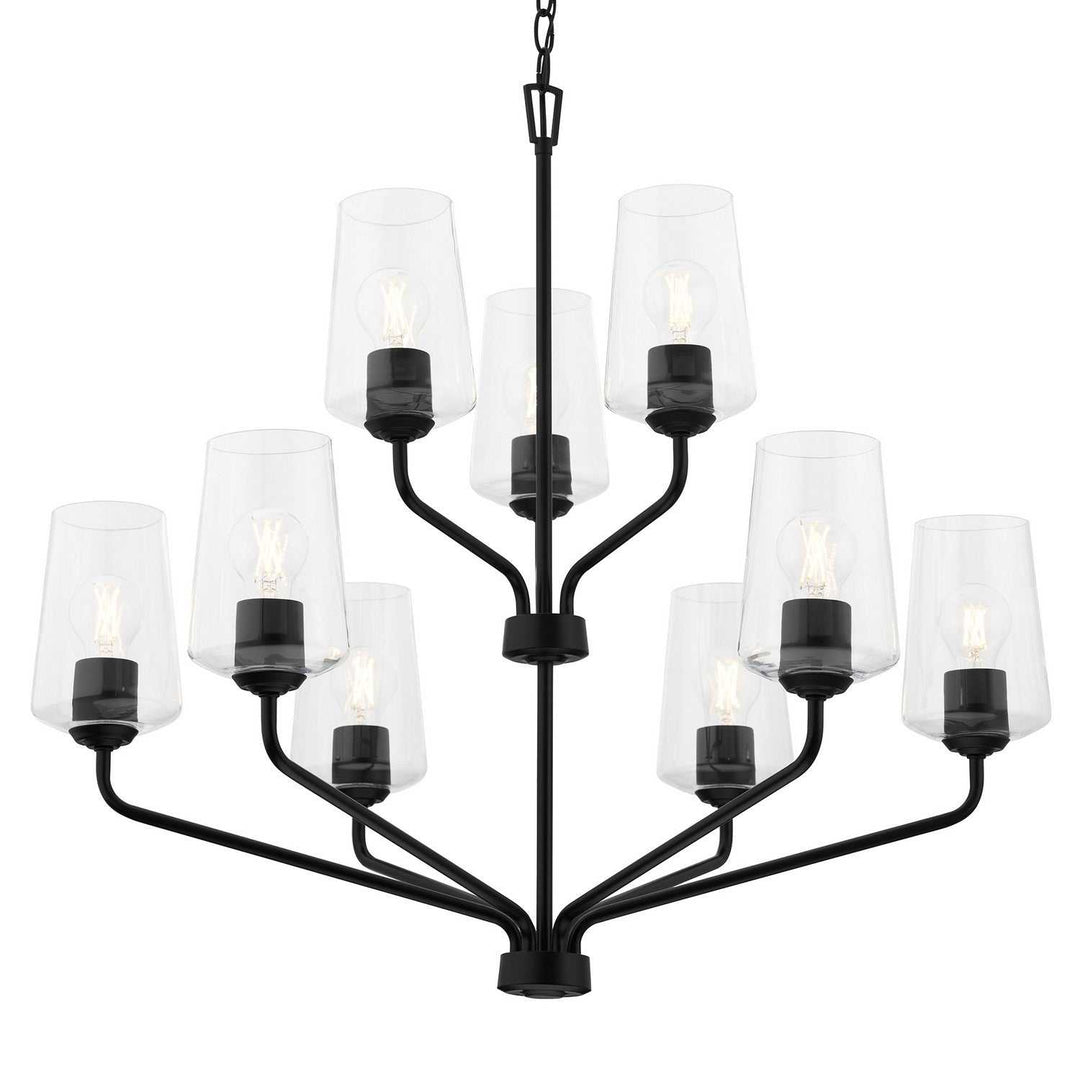 Progress Canada - P400445-031 - Nine Light Chandelier - Celino - Black