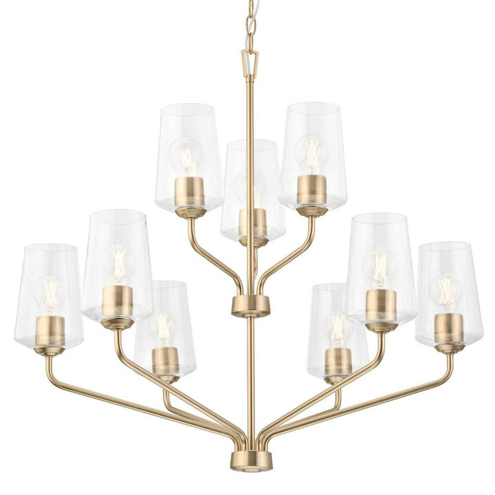 Progress Canada - P400445-177 - Nine Light Chandelier - Celino - Champagne Bronze