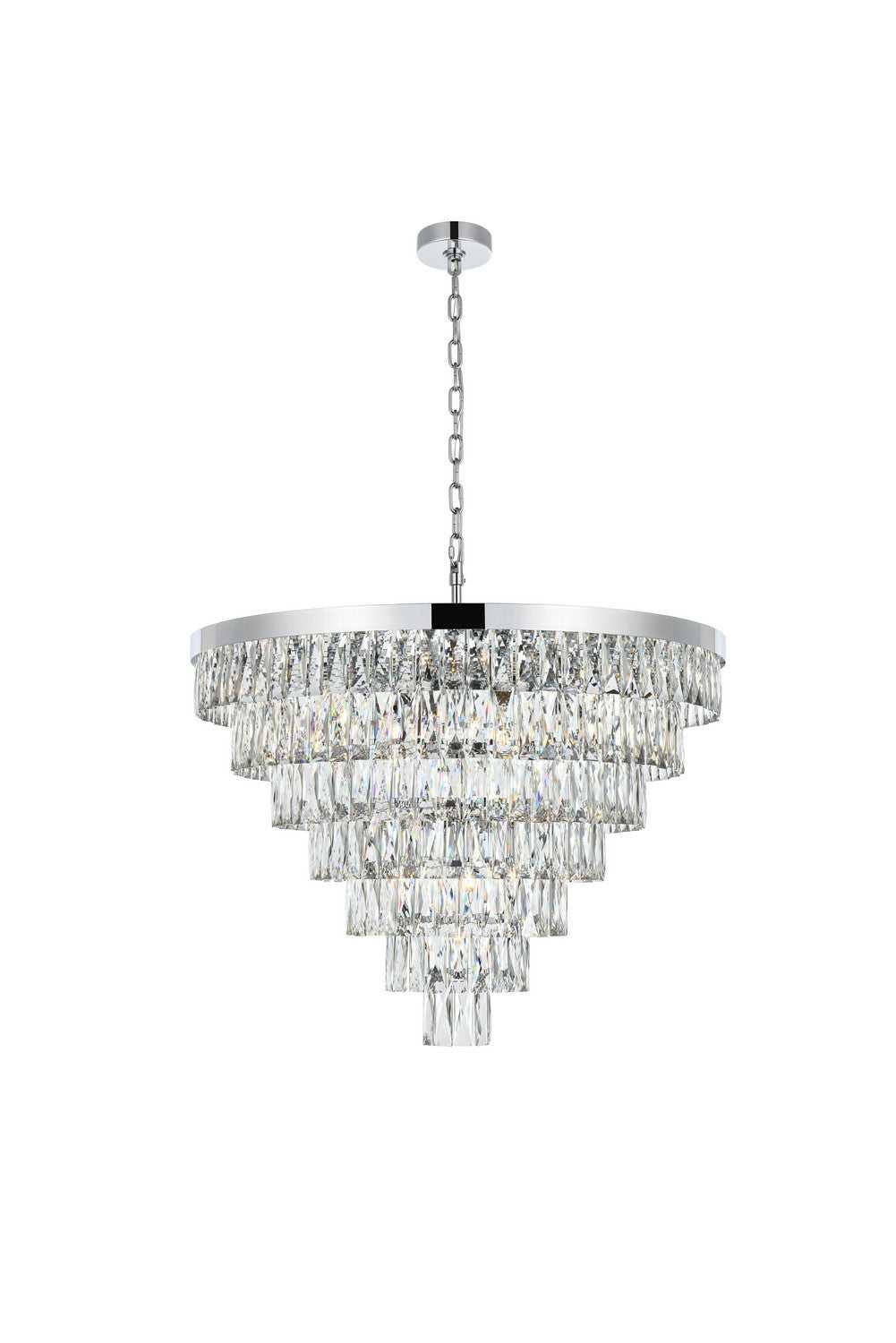 Elegant Lighting - 1060D32C - 25 Light Chandelier - Josephine - Chrome and Clear