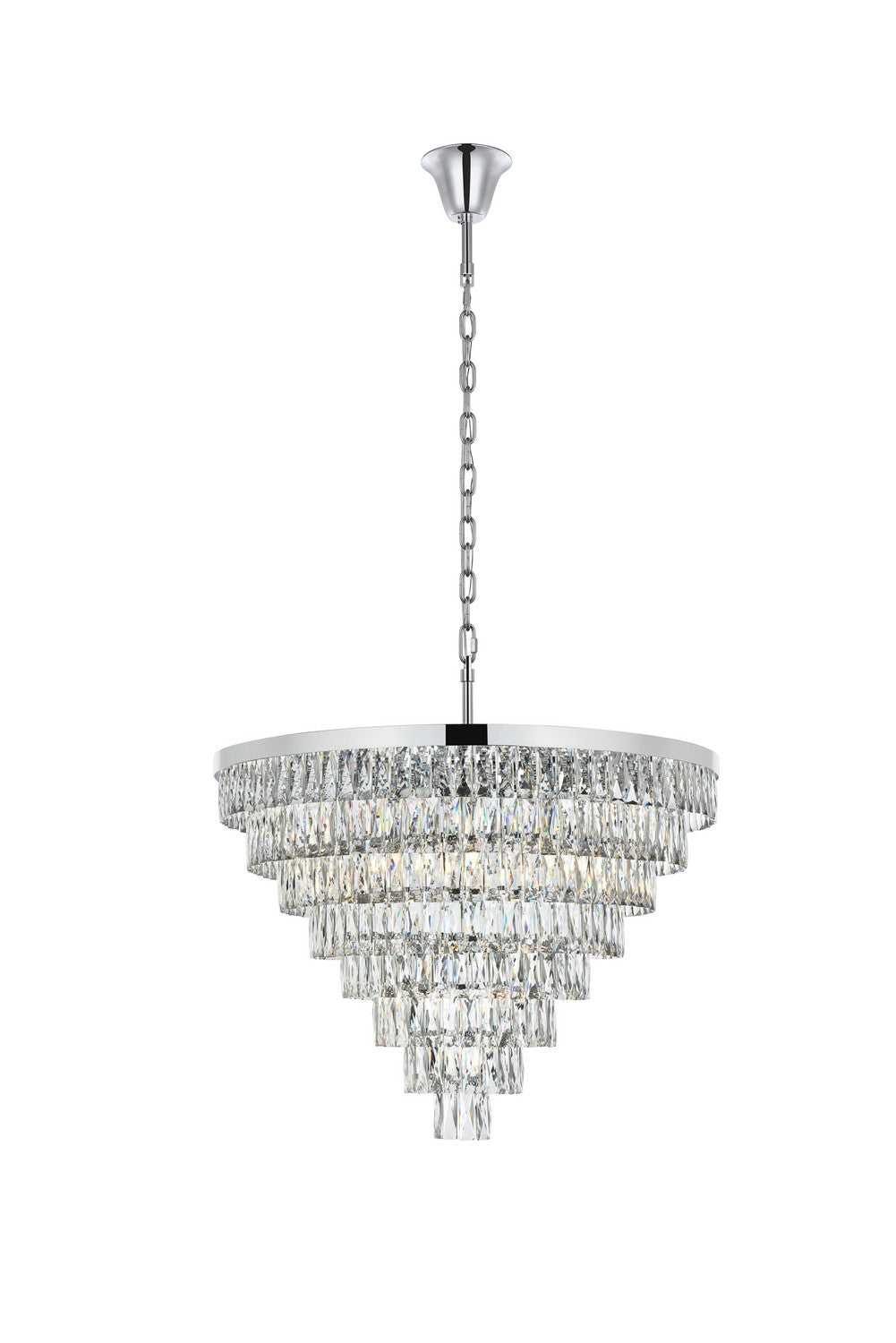 Elegant Lighting - 1060D36C - 29 Light Chandelier - Josephine - Chrome and Clear