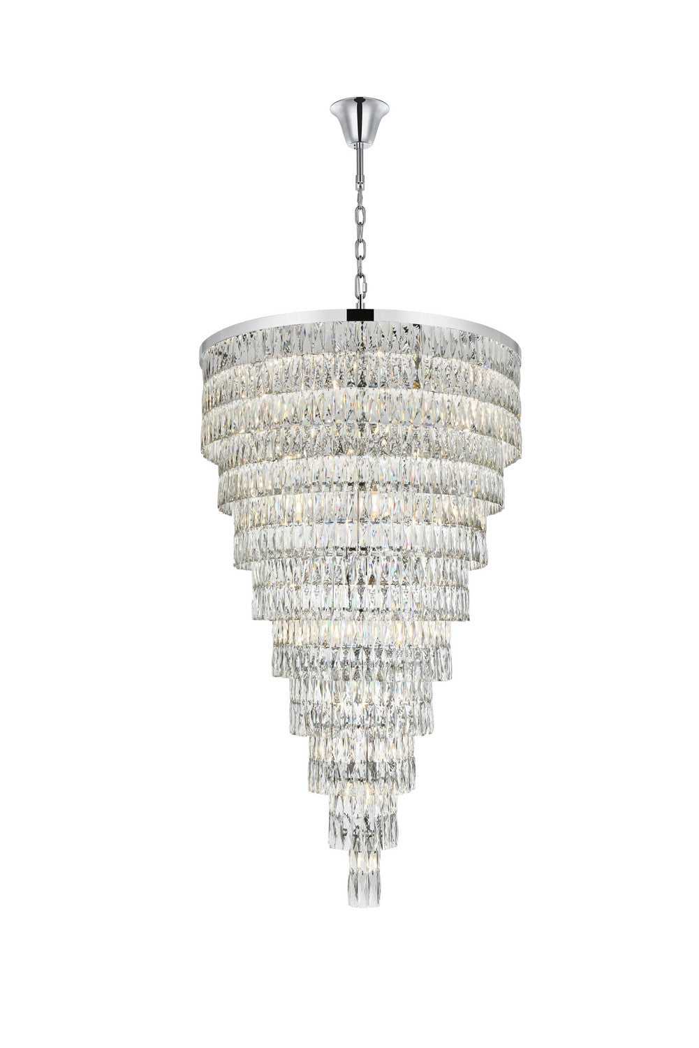 Elegant Lighting - 1060SR41C - 61 Light Chandelier - Josephine - Chrome and Clear