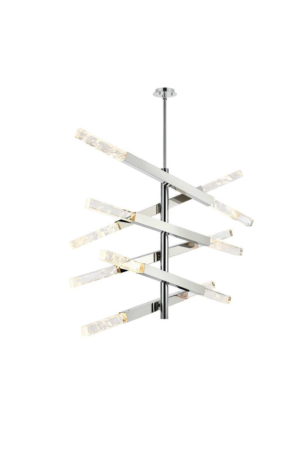 Elegant Lighting - 2085L6C - 12 Light Pendant - Ari - Chrome and Clear