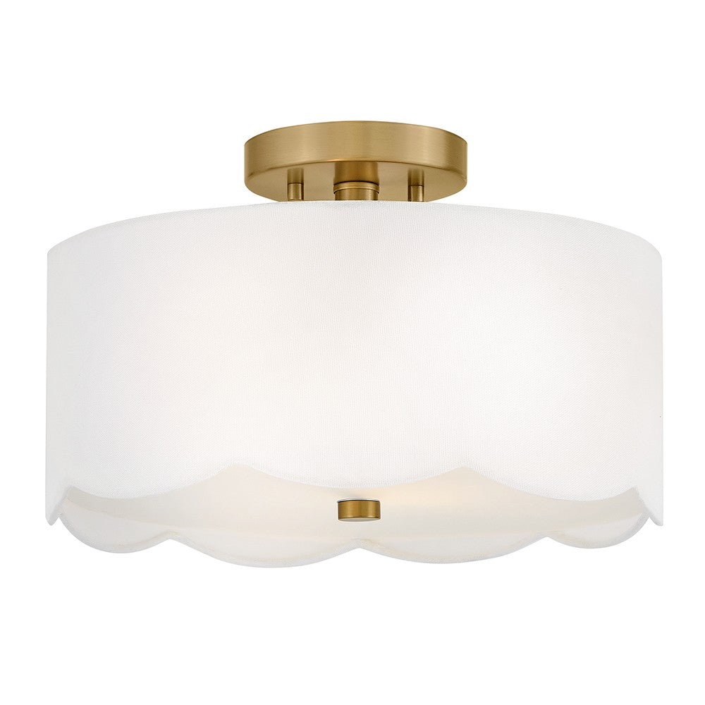 Lark Canada - 84381LCB - LED Semi-Flush Mount - Bliss - Lacquered Brass