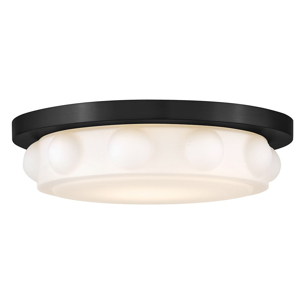 Zoey LED Flush Mount in Black - available from The Lighting Shoppe, trusted by Canadian homeowners