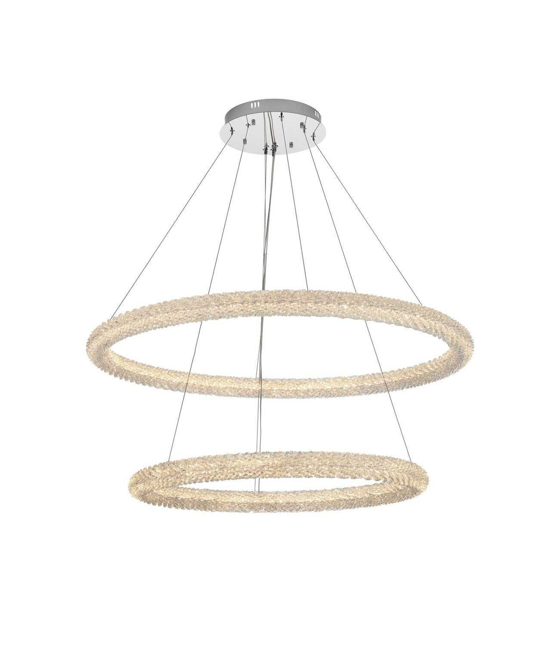 Elegant Lighting - 3800G42C - LED Chandelier - Bowen - Chrome