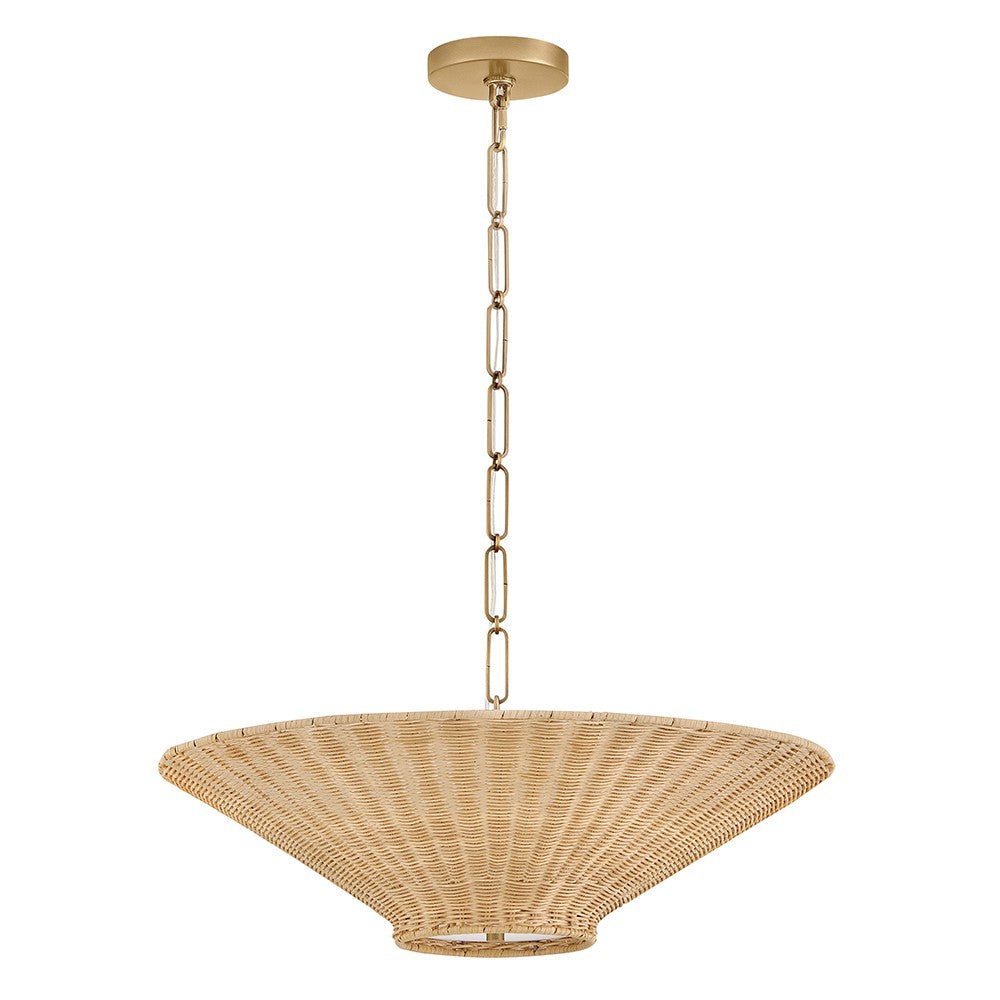 Delia LED Chandelier in Heritage Brass - available from The Lighting Shoppe, trusted by Canadian homeowners