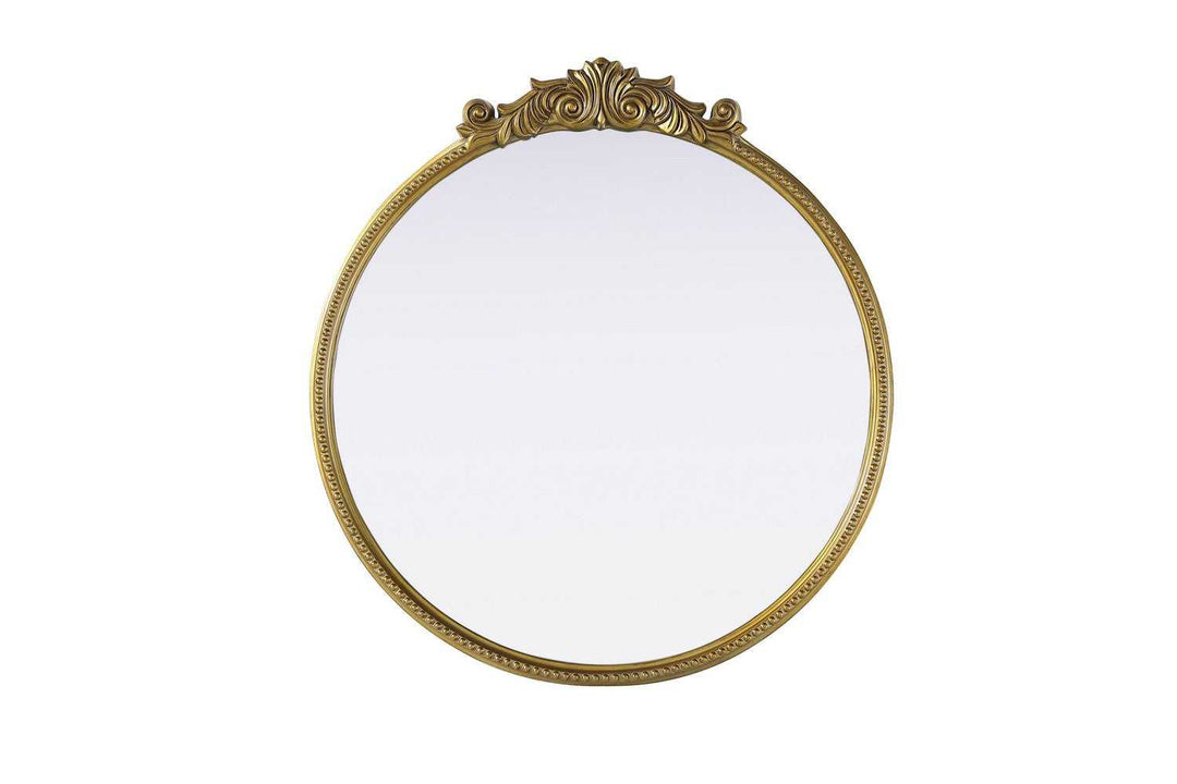 Naomi Mirror in Antique Brass Elegant Lighting