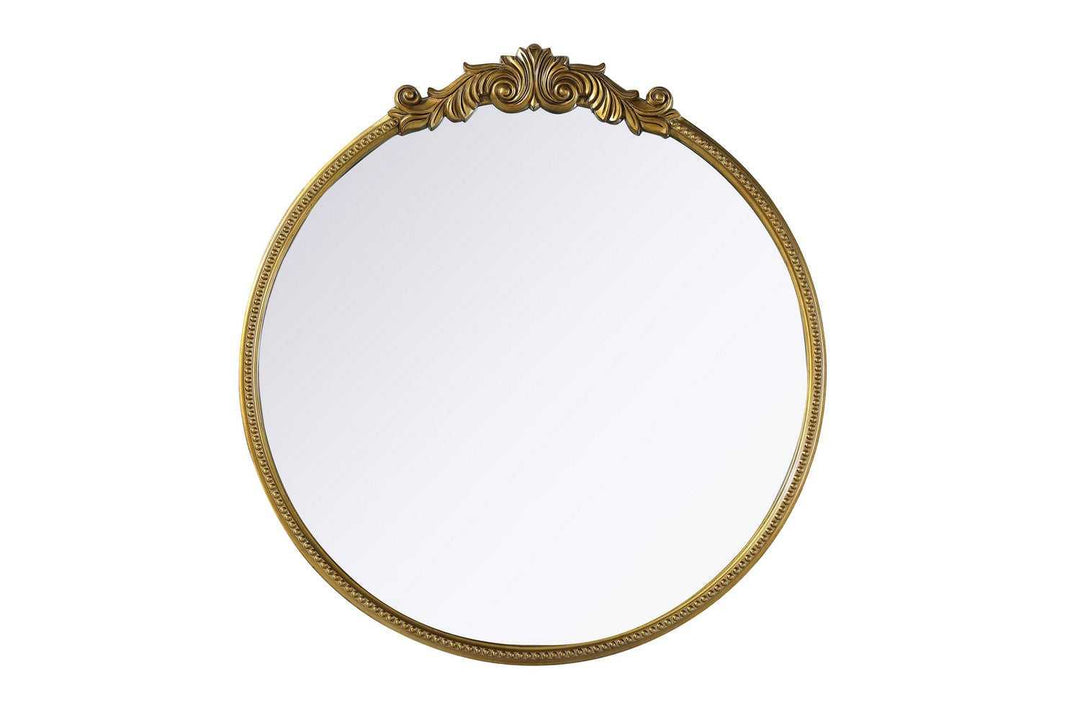 Naomi Mirror in Antique Brass Elegant Lighting
