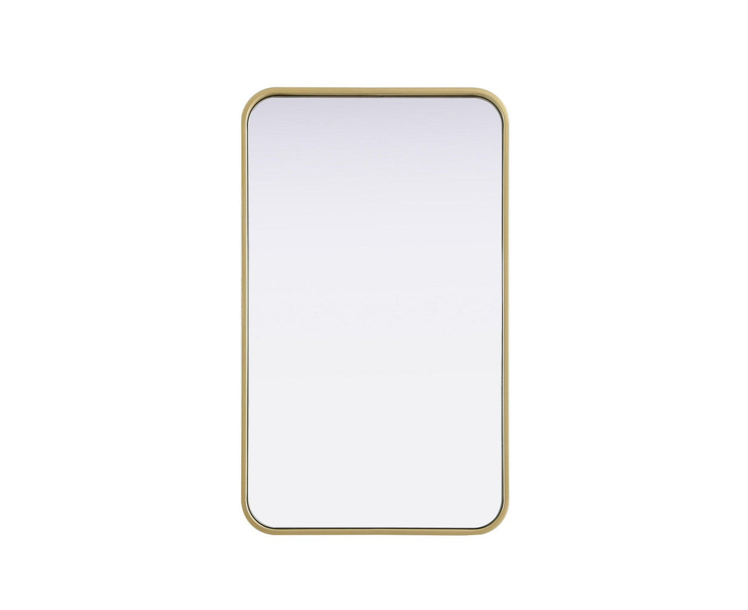 Remy Mirror in Brass Elegant Lighting