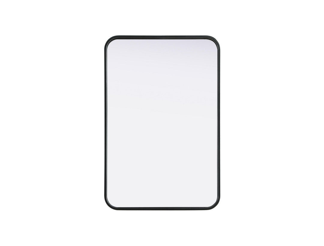 Remy Mirror in Black Elegant Lighting