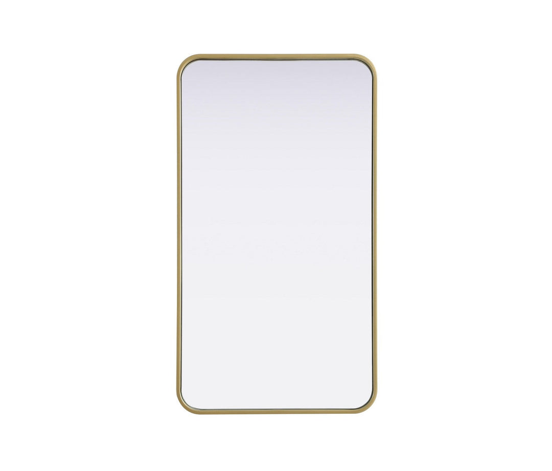 Remy Mirror in Brass Elegant Lighting