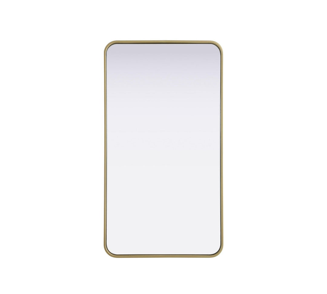 Remy Mirror in Brass Elegant Lighting