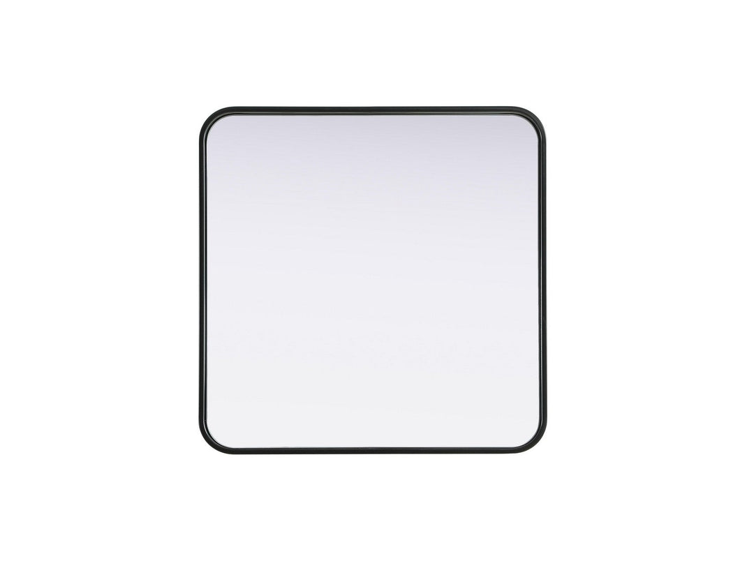 Remy Mirror in Black Elegant Lighting