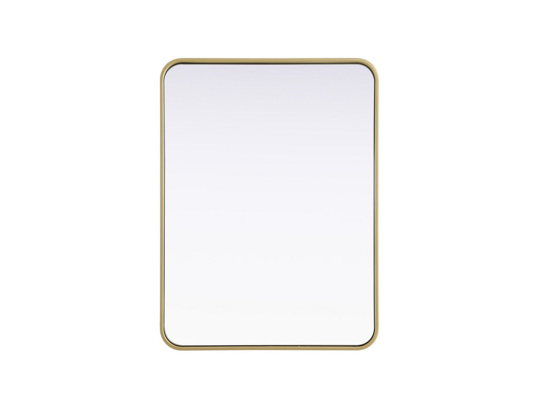 Remy Mirror in Brass Elegant Lighting